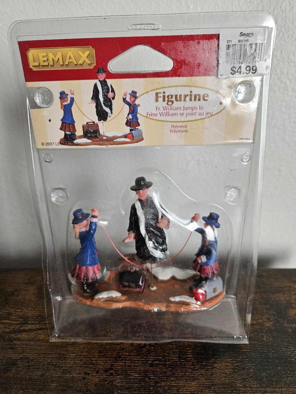Vintage Lemax 2007 Jump Rope Figurine Set Fr William Jumps In Christmas Village